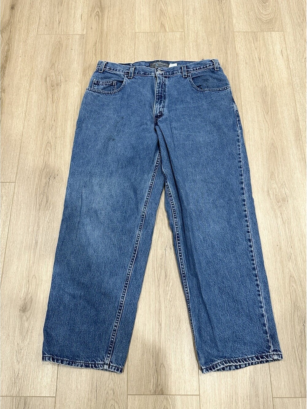 Vintage 90s Y2K Levi's Silvertab Baggy Loose Denim Jeans Men's Size 36x30.